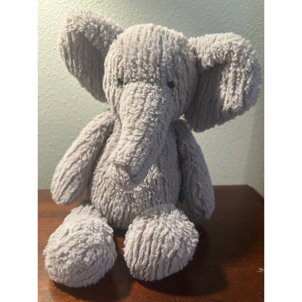 Manhattan Toy Adorables Elly Elephant Grey Plush Stuffed Animal Soft Toy 12in